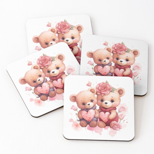 Item preview, Cute Valentine's Day Bear - Selection 5 designed and sold by ArtsyChaosArt.