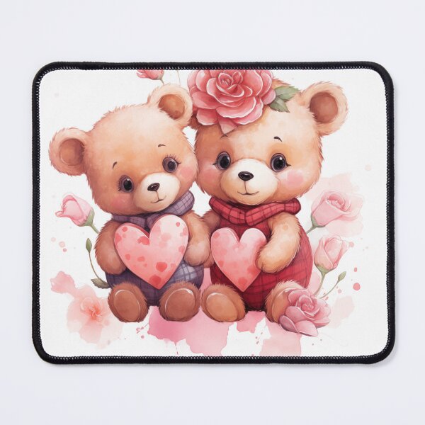 Item preview, Cute Valentine's Day Bear - Selection 5 designed and sold by ArtsyChaosArt.