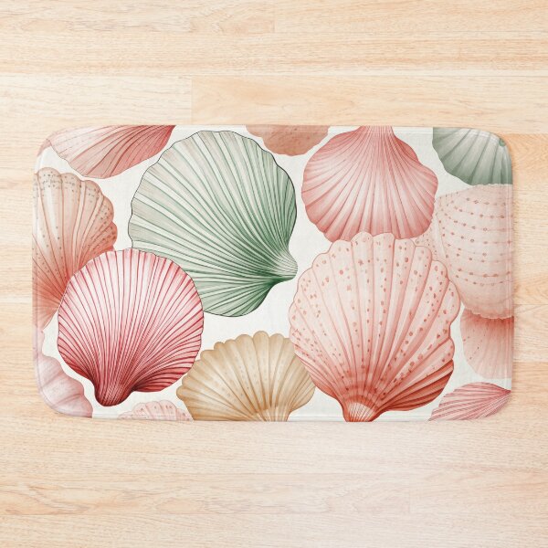Item preview, Pastel seashells designed and sold by hamptonstyle.