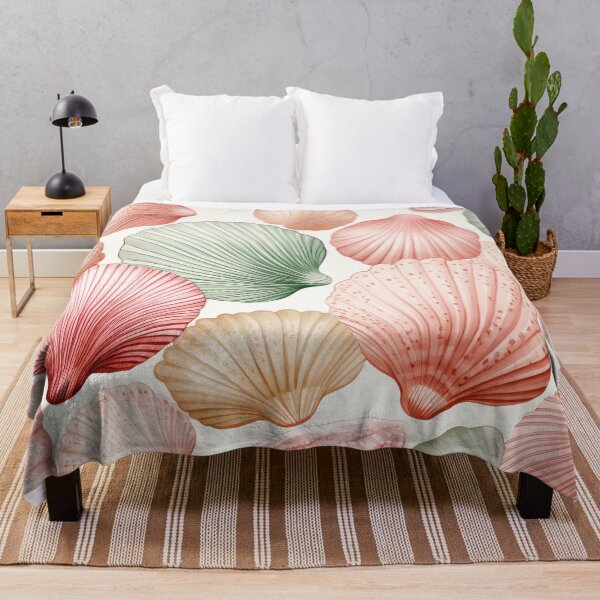 Item preview, Pastel seashells designed and sold by hamptonstyle.