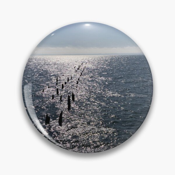 Item preview, Ocean with wood posts designed and sold by levig6000.