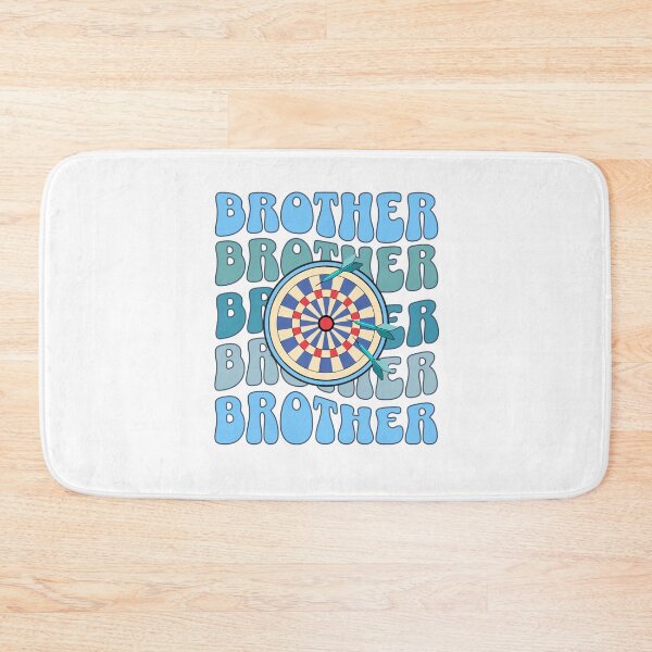 Artikelvorschau, Brother-Design im Vintage-Retro-Groovy-Stil und Dartscheibe entworfen und verkauft von BritishDelights.