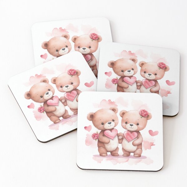 Item preview, Cute Valentine's Day Bear - Selection 6 designed and sold by ArtsyChaosArt.