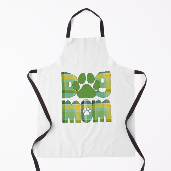 Item preview, Dog Mom Green Blue Yellow Plaid designed and sold by HeidiMyersArt.
