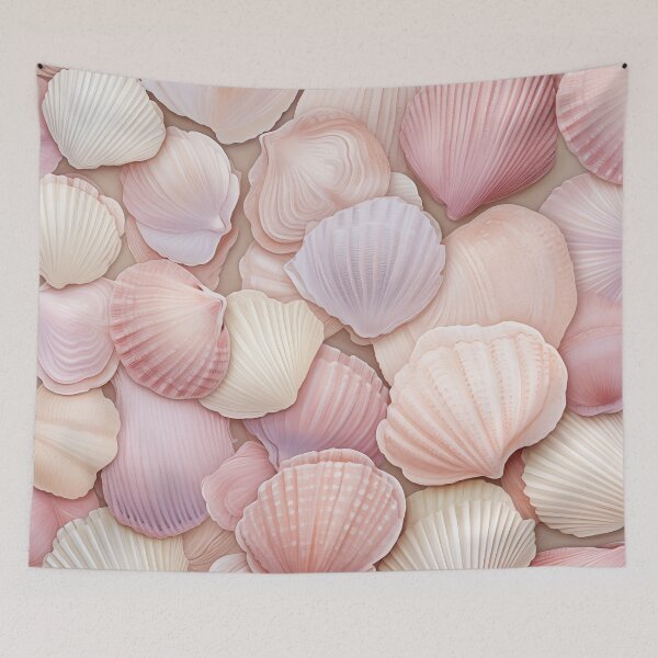 Item preview, Pastel seashells II designed and sold by hamptonstyle.