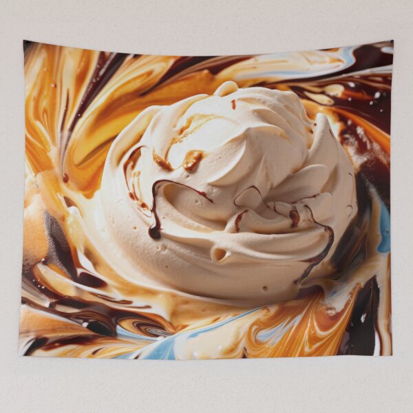Item preview, Vanilla Chocolate Whirl -Vanilla & Chocolate- Art designed and sold by lematworks.