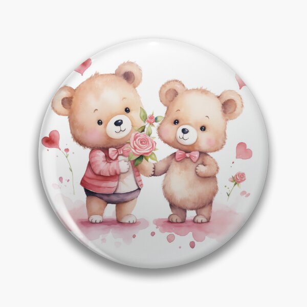 Item preview, Cute Valentine's Day Bear - Selection 7 designed and sold by ArtsyChaosArt.