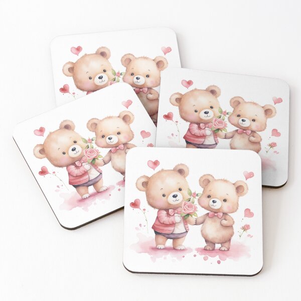Item preview, Cute Valentine's Day Bear - Selection 7 designed and sold by ArtsyChaosArt.