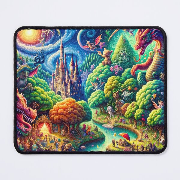 Item preview, Enchanted Night in a Whimsical Fantasy Realm designed and sold by SunkenCost.