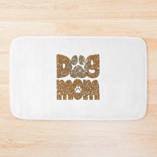 Item preview, Dog Mom Gold Glitter designed and sold by HeidiMyersArt.