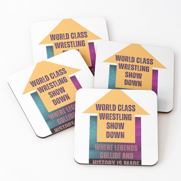 Item preview, World Class Wrestling Showdown - Where Legends Collide and History is Made designed and sold by DesignDistrict7.