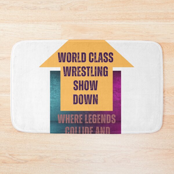 Item preview, World Class Wrestling Showdown - Where Legends Collide and History is Made designed and sold by DesignDistrict7.