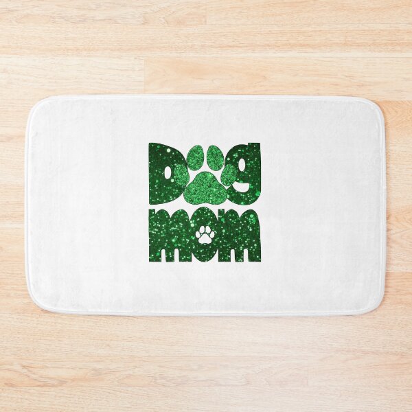 Item preview, Dog Mom Green Glitter designed and sold by HeidiMyersArt.