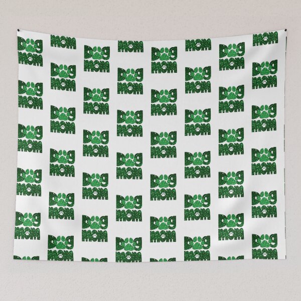 Item preview, Dog Mom Green Glitter designed and sold by HeidiMyersArt.