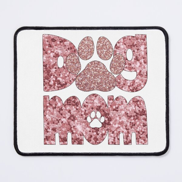 Item preview, Dog Mom Rose Gold Glitter designed and sold by HeidiMyersArt.