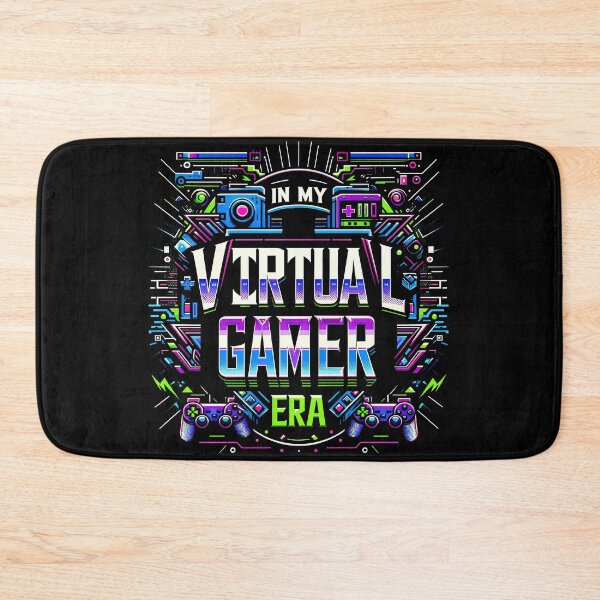 Item preview, Virtual Reality Gamer tshirt  Nerd Neon Gaming Rush tshirt : Vibrant Virtual Gamer Era Design Tshirt  designed and sold by MAPDDesigns.