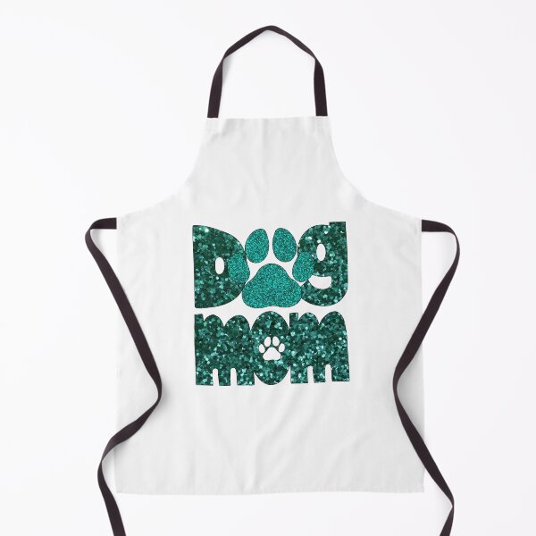 Item preview, Dog Mom Teal Glitter designed and sold by HeidiMyersArt.