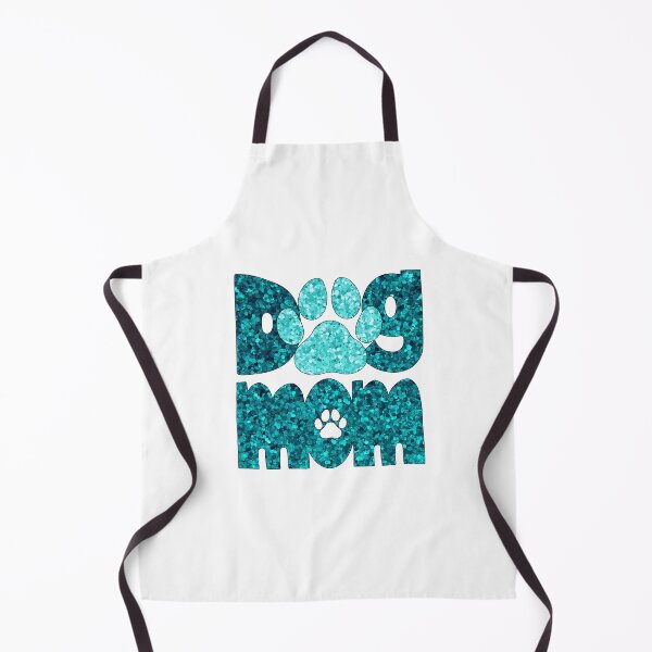 Item preview, Dog Mom Turquoise Glitter designed and sold by HeidiMyersArt.