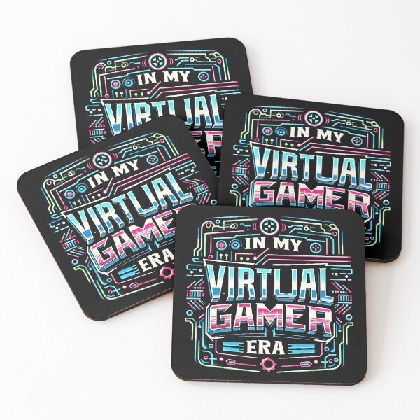 Item preview, Virtual Reality Gamer tshirt  Nerd Neon Gaming Rush tshirt : Vibrant Virtual Gamer Era Design Tshirt  designed and sold by MAPDDesigns.