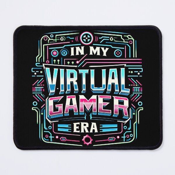 Item preview, Virtual Reality Gamer tshirt  Nerd Neon Gaming Rush tshirt : Vibrant Virtual Gamer Era Design Tshirt  designed and sold by MAPDDesigns.