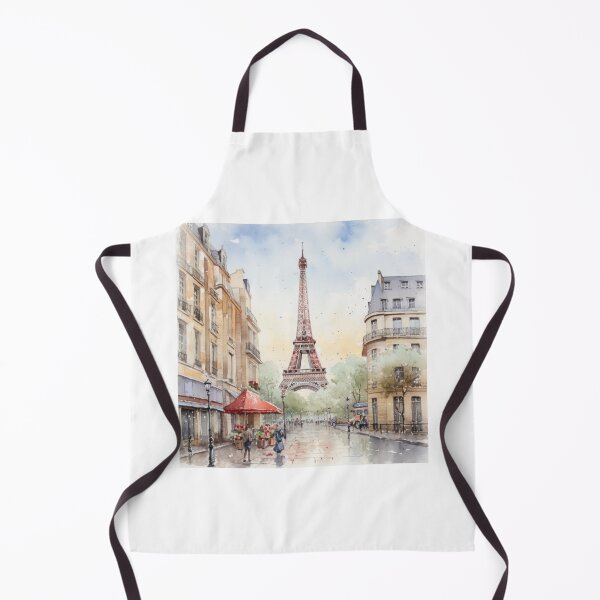 Item preview, Chic Parisian Past - Vintage Eiffel Tower in Artistic Watercolor designed and sold by Silver Medal.