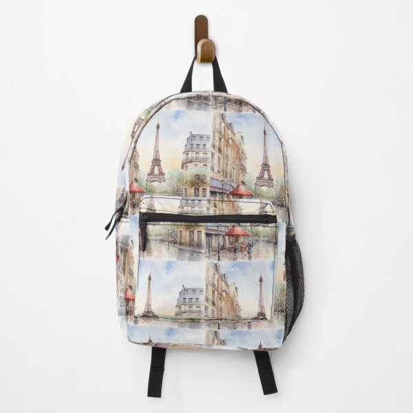 Item preview, Chic Parisian Past - Vintage Eiffel Tower in Artistic Watercolor designed and sold by Silver Medal.