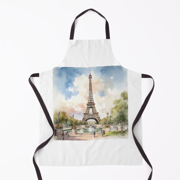 Item preview, Enchanted Parisian Moments - Watercolor Eiffel Tower and City Ambiance designed and sold by Silver Medal.