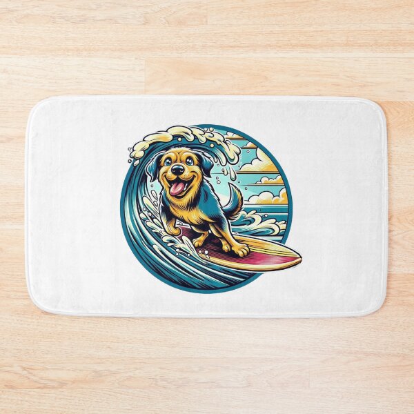 Item preview, Dog Surfing A Wave | Surfing | Dog Lover designed and sold by ShopCoolStop.