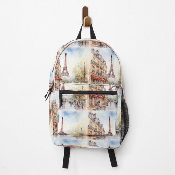 Item preview, Parisian Watercolor Whisper - Eiffel Tower in Vintage Serenity designed and sold by Silver Medal.