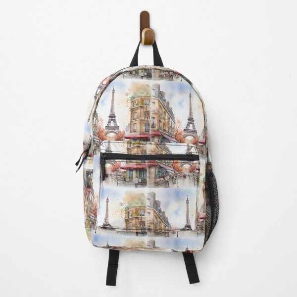 Item preview, Whispers of the Eiffel - Vintage Parisian Watercolor Panorama designed and sold by Silver Medal.
