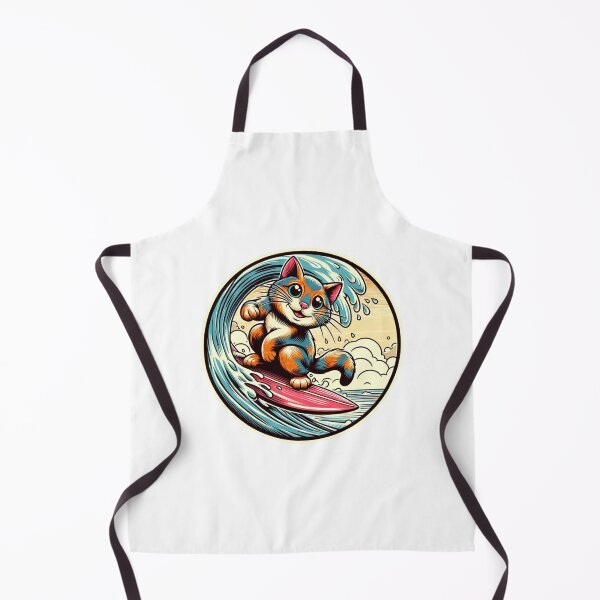 Item preview, Cat Surfing A Wave | Surfing | Cat Lover designed and sold by ShopCoolStop.