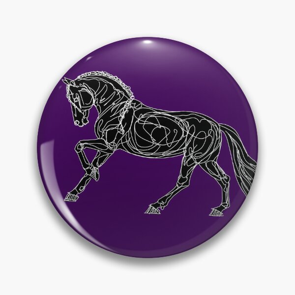 Item preview, Cantering Friesian Horse Sketch designed and sold by DappledMoon.