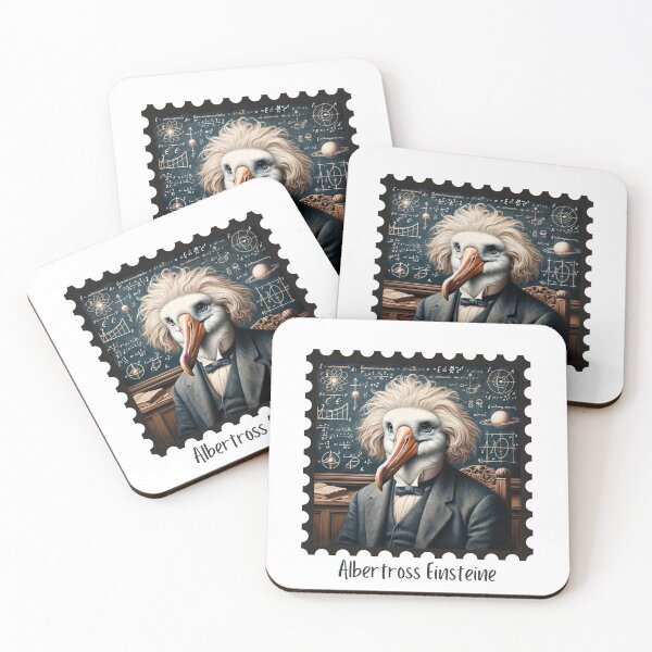 Item preview, Albertross Einsteine designed and sold by Labcoat Legends.
