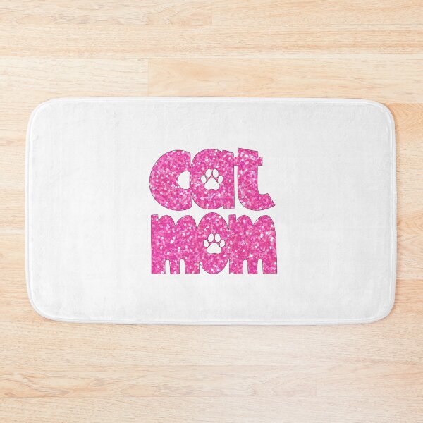 Item preview, Cat Mom Pink Glitter designed and sold by HeidiMyersArt.