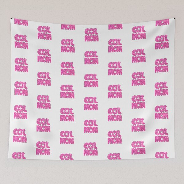 Item preview, Cat Mom Pink Glitter designed and sold by HeidiMyersArt.