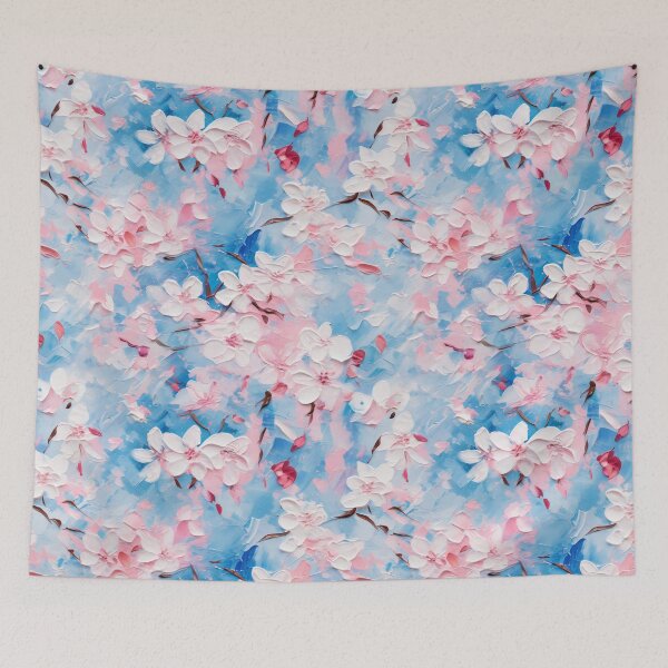 Item preview, Whimsical Cherry Blossom Dances 2 - Impressionist Floral Pattern designed and sold by HAL2501.