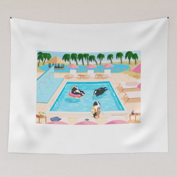 Aperçu de l'œuvre À côté de la piscine créée et vendue par mondesign26.