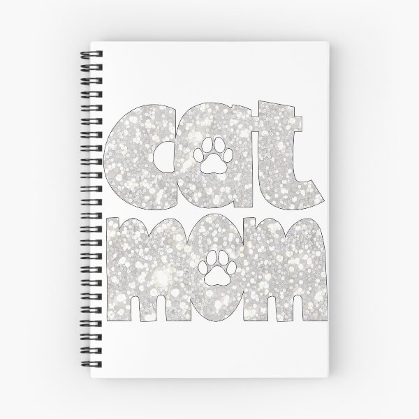 Item preview, Cat Mom Silver Glitter designed and sold by HeidiMyersArt.
