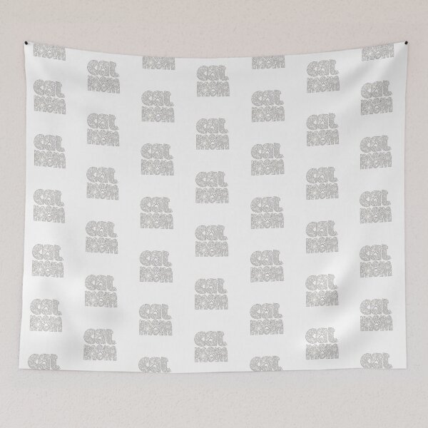 Item preview, Cat Mom Silver Glitter designed and sold by HeidiMyersArt.