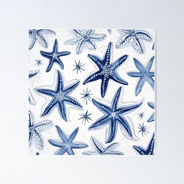 Item preview, Coastal starfish II designed and sold by hamptonstyle.