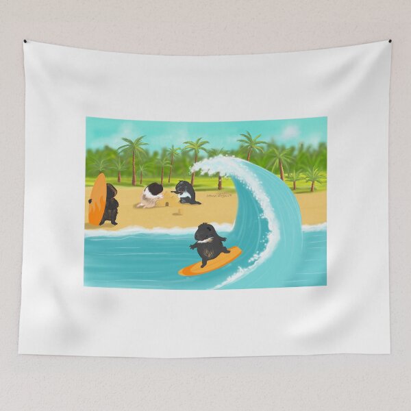 Item preview, Surfing piggies designed and sold by mondesign26.