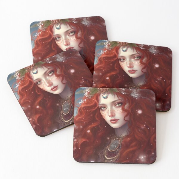 Item preview, Deidad celta pelirroja, hada femenina designed and sold by Art.Fusion.Studio.
