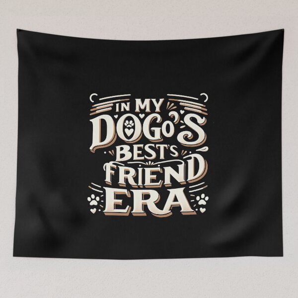 Item preview, In My Dogs Bestfriend Era Dog Owner Puppy Lover Women Mom Life T-Shirt designed and sold by MAPDDesigns.