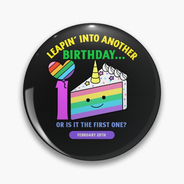 Item preview, Cute Leapin' into Another Birthday design - Or is it the first one? February 29th designed and sold by NeaftyFinds.