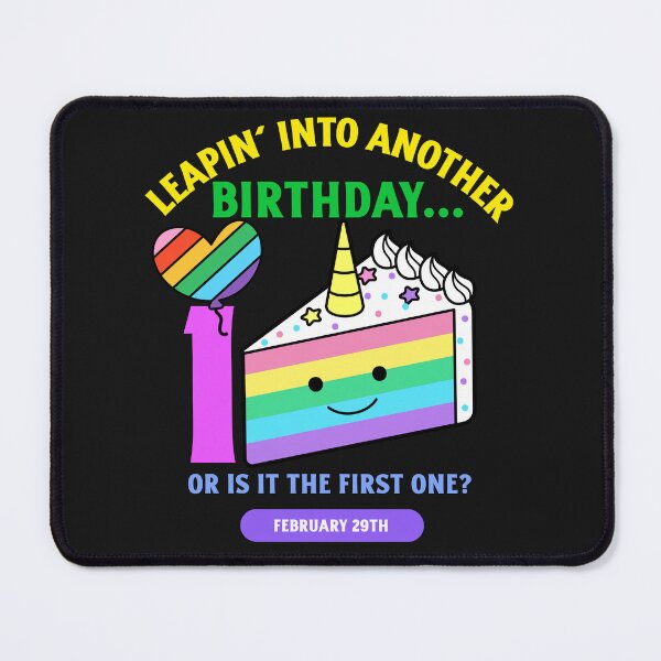 Item preview, Cute Leapin' into Another Birthday design - Or is it the first one? February 29th designed and sold by NeaftyFinds.
