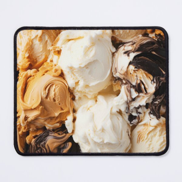 Item preview, Sundae Symphony - Vanilla and Chocolate Icecream Art designed and sold by lematworks.