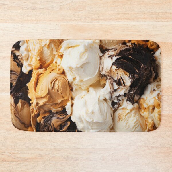 Item preview, Sundae Symphony - Vanilla and Chocolate Icecream Art designed and sold by lematworks.