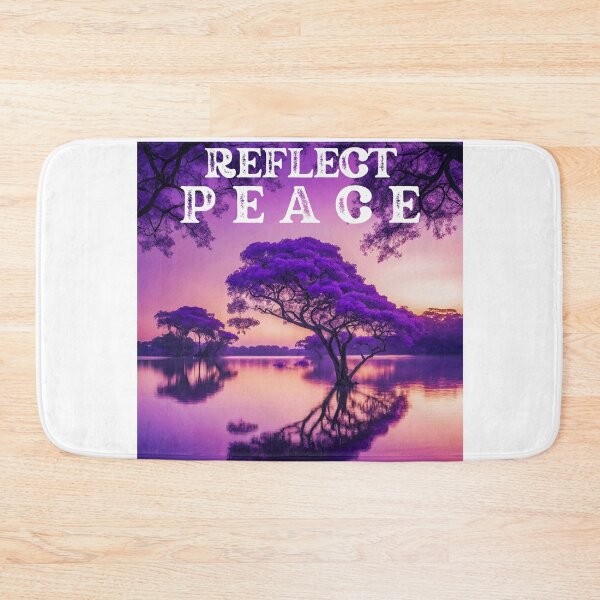 Item preview, Reflect Peace Serene Jacaranda Tree Sunset  designed and sold by Fredster1966.