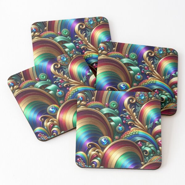 Item preview, Resplendent Jeweled Color Swirls designed and sold by mymagicstoreus.