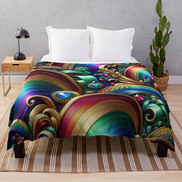 Item preview, Resplendent Jeweled Color Swirls designed and sold by mymagicstoreus.
